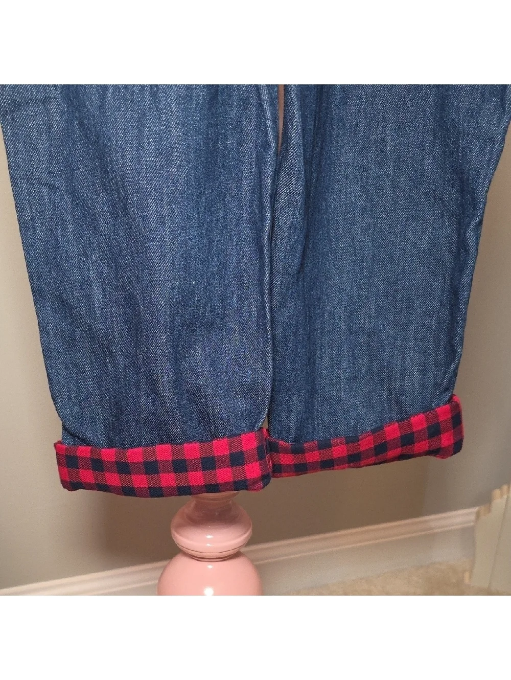 OshKosh B'gosh Dark Blue Kids Overalls with Heart Patch